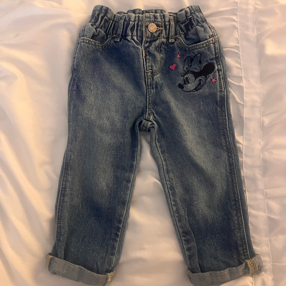 GAP Blue Kids Jeans with Embroidered Design